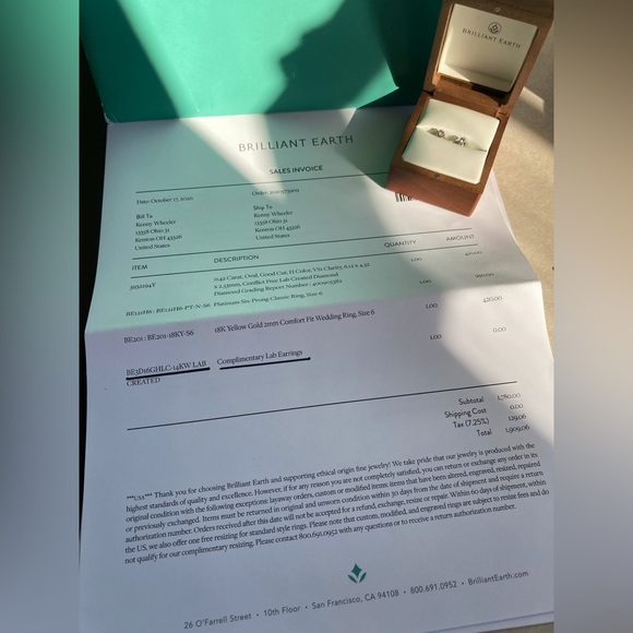 BRAND NEW ! 14K WHITE GOLD DIAMOND STUD EARRINGS ( 0,16 oct.) - Picture 1 of 17